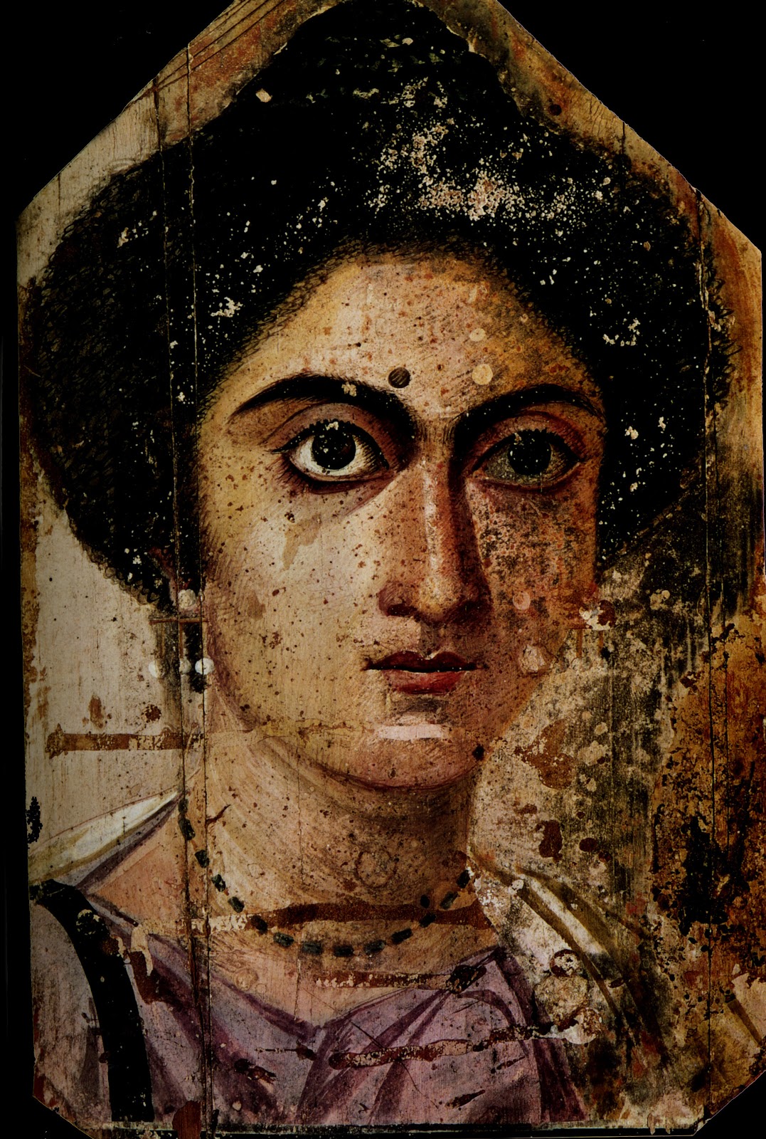 [Clio Team] 138-161 Femme dite Zenobia, Woman known as Zenobia D_trempe sur panneau Fayoum\'s Portrait